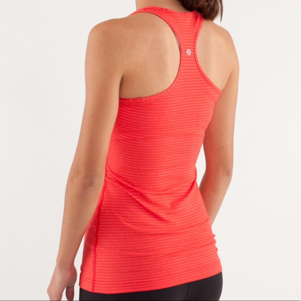 Lululemon CRB Cool Racerback Tank Top Size 4 red
